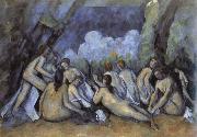 Paul Cezanne les grandes baigneuses oil on canvas